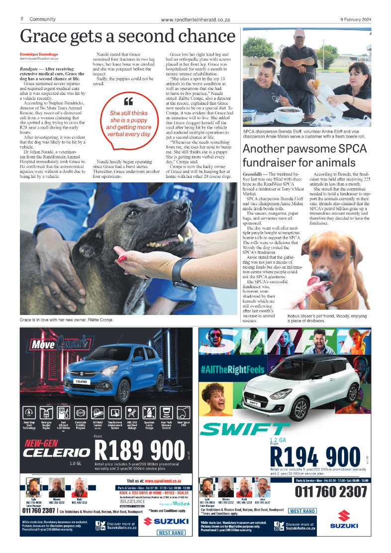 Randfontein Herald 9 February 2024 page 2