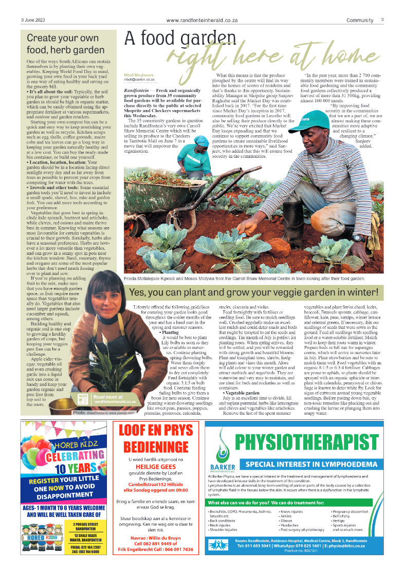 Randfontein Herald 9 June 2023 page 3