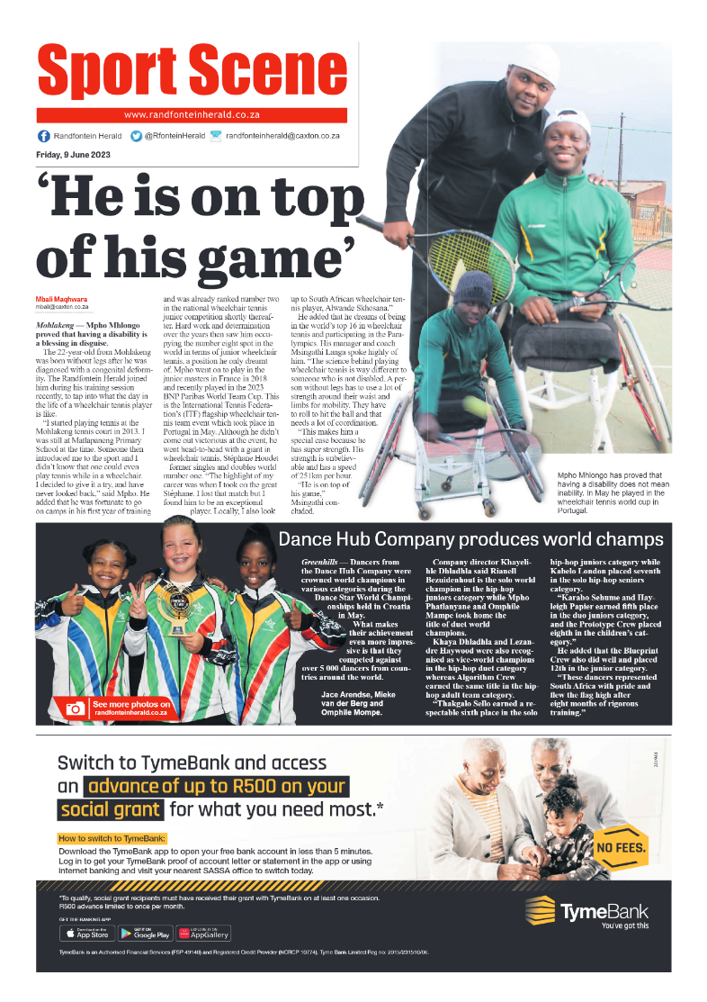 Randfontein Herald 9 June 2023 page 8
