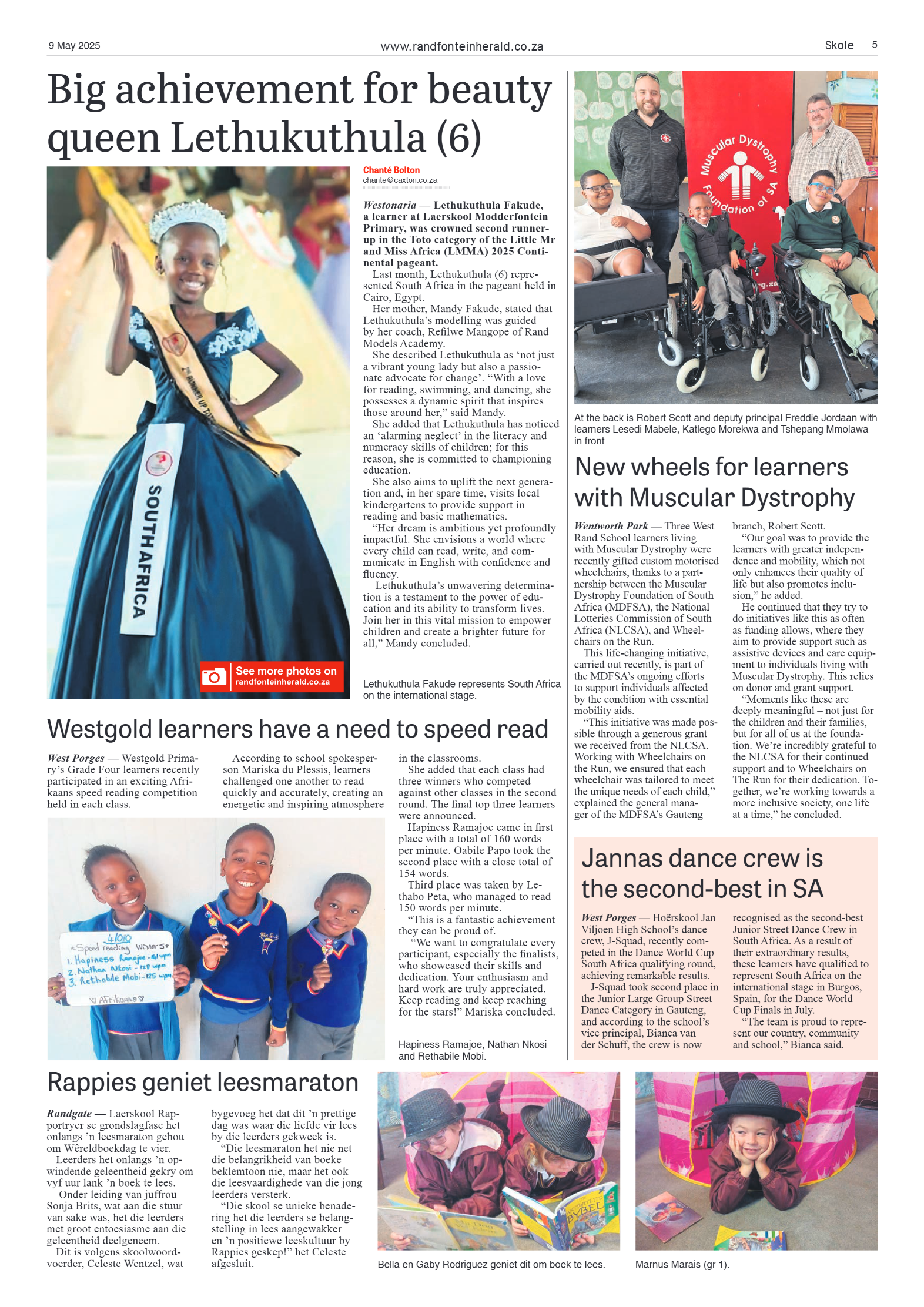 Randfontein Herald 9 May 2025 page 5