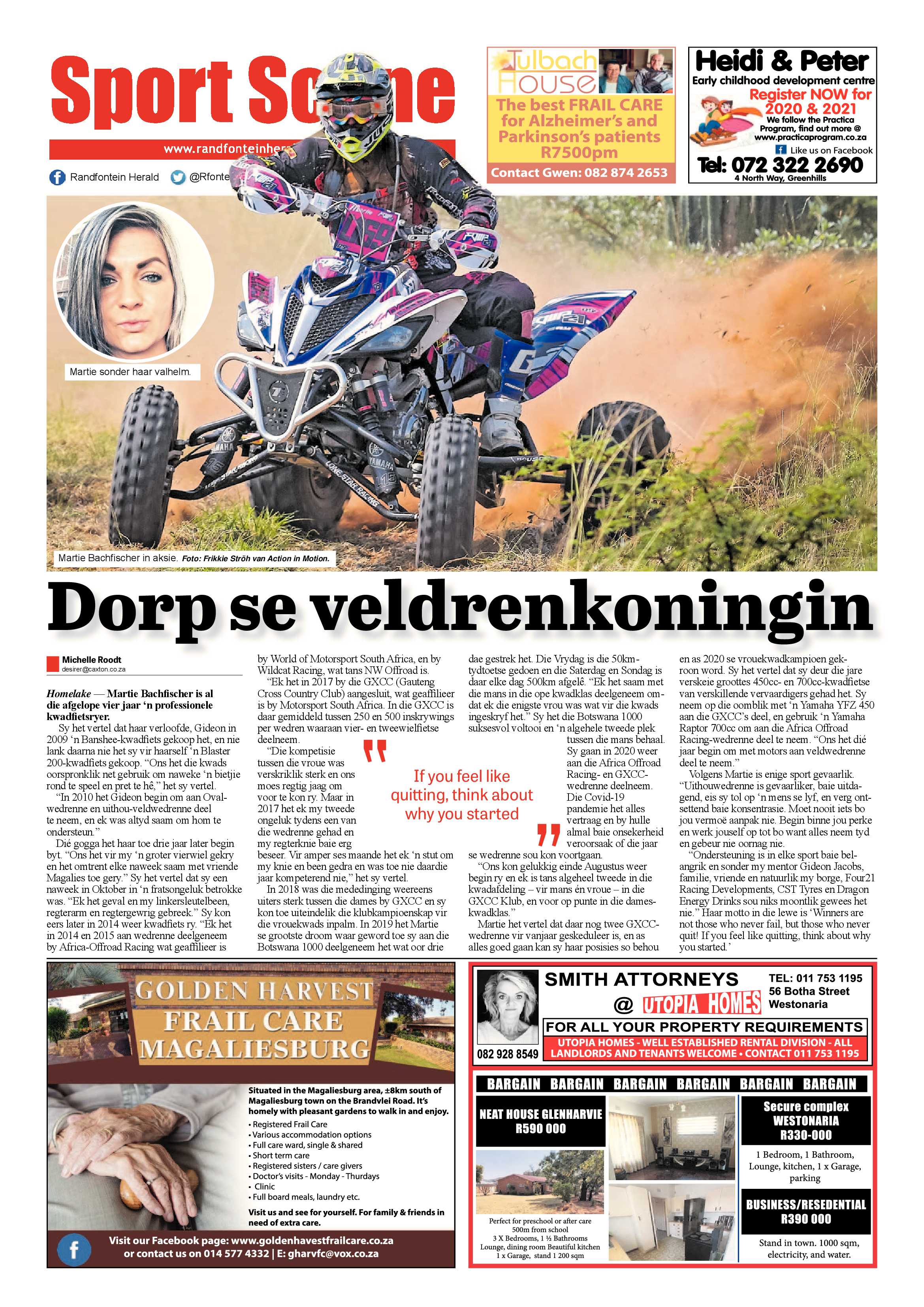 Randfontein Herald 9 October 2020 page 12
