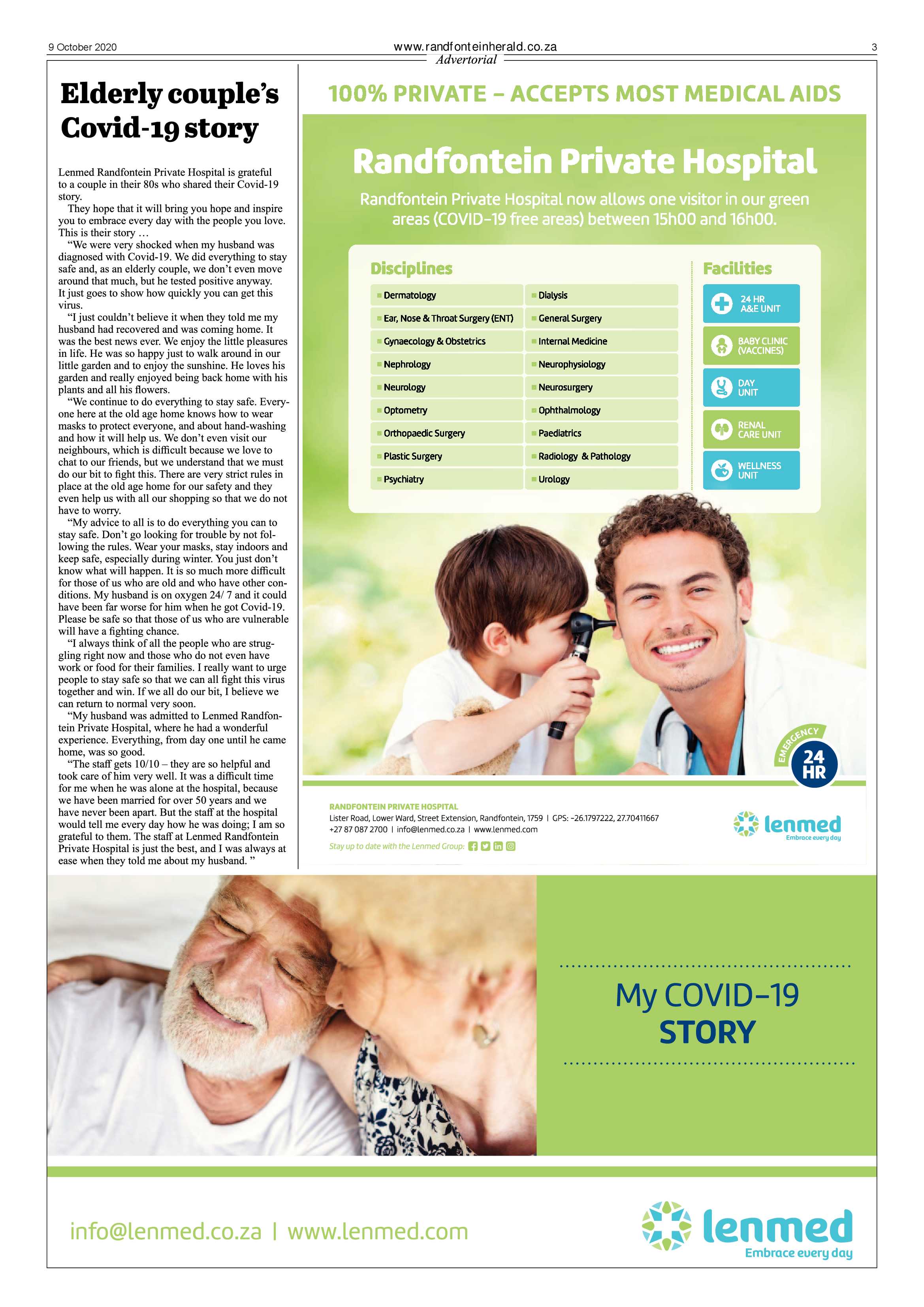 Randfontein Herald 9 October 2020 page 3