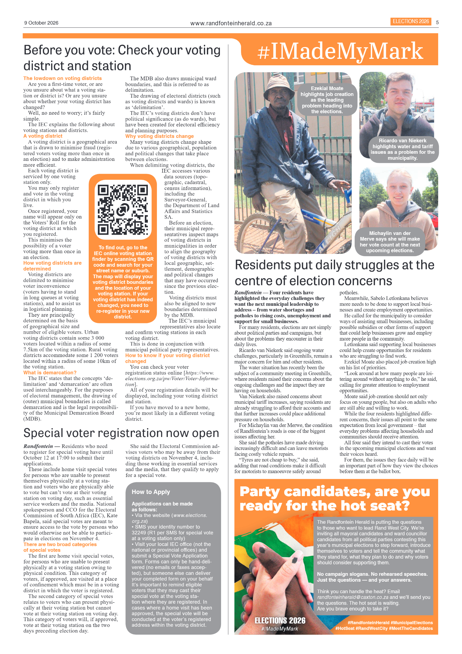 Randfontein Herald 9 October 2026 page 5