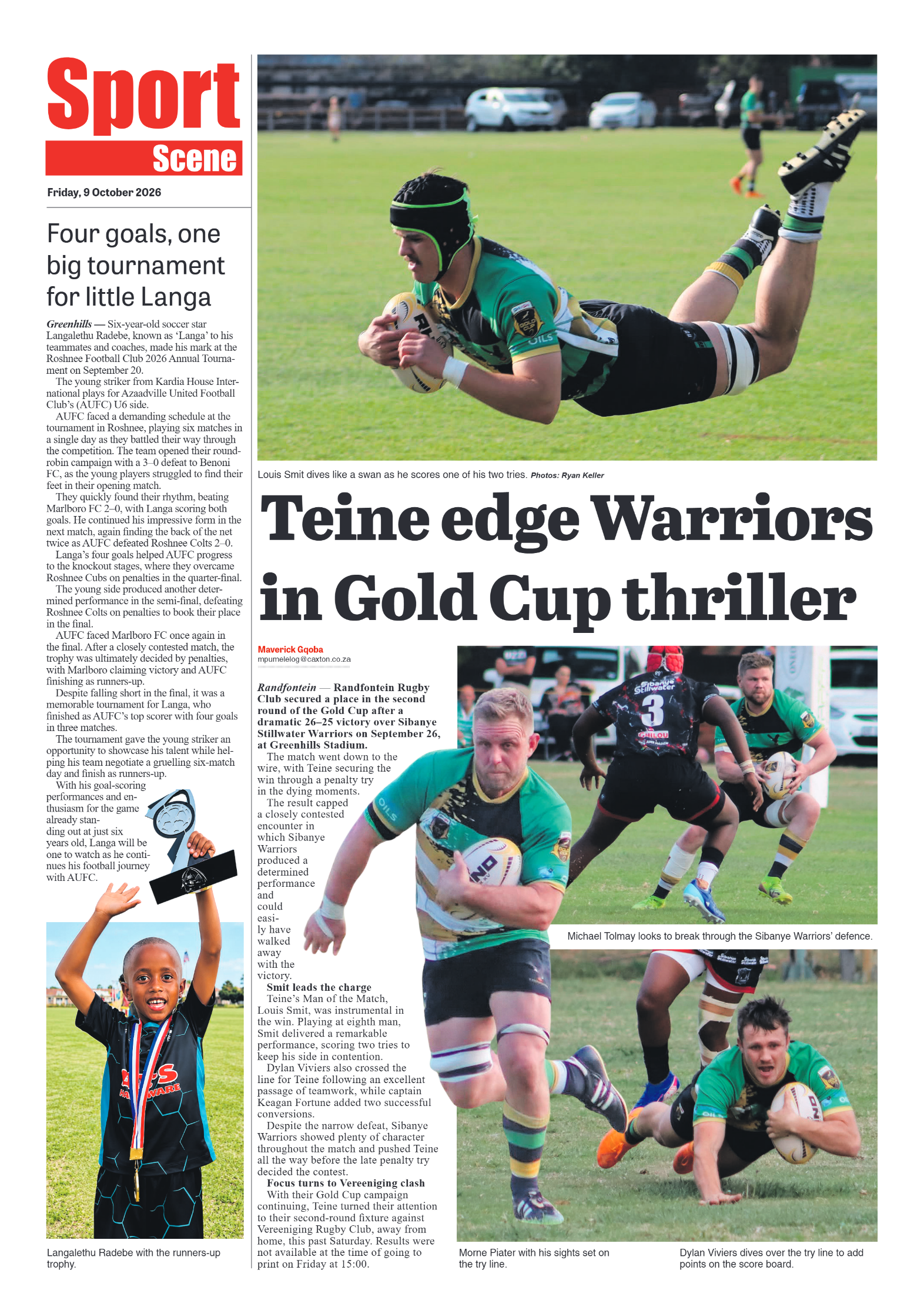Randfontein Herald 9 October 2026 page 8