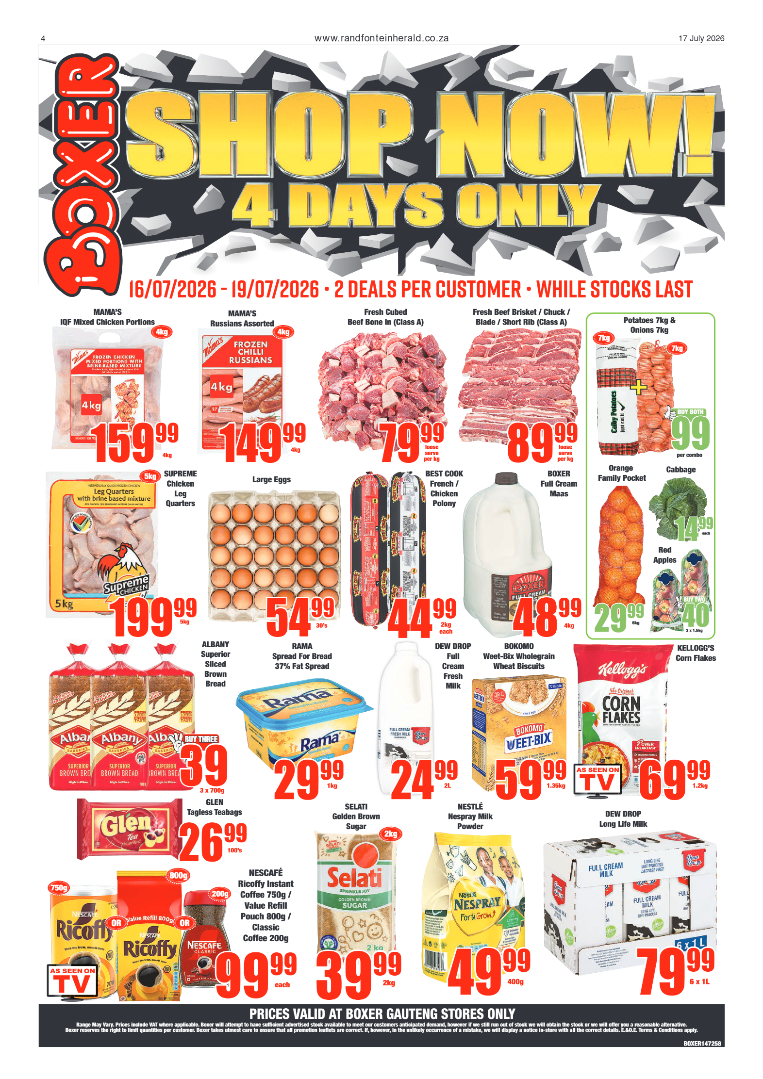 Randfontein Herald 17 July 2026 page 4