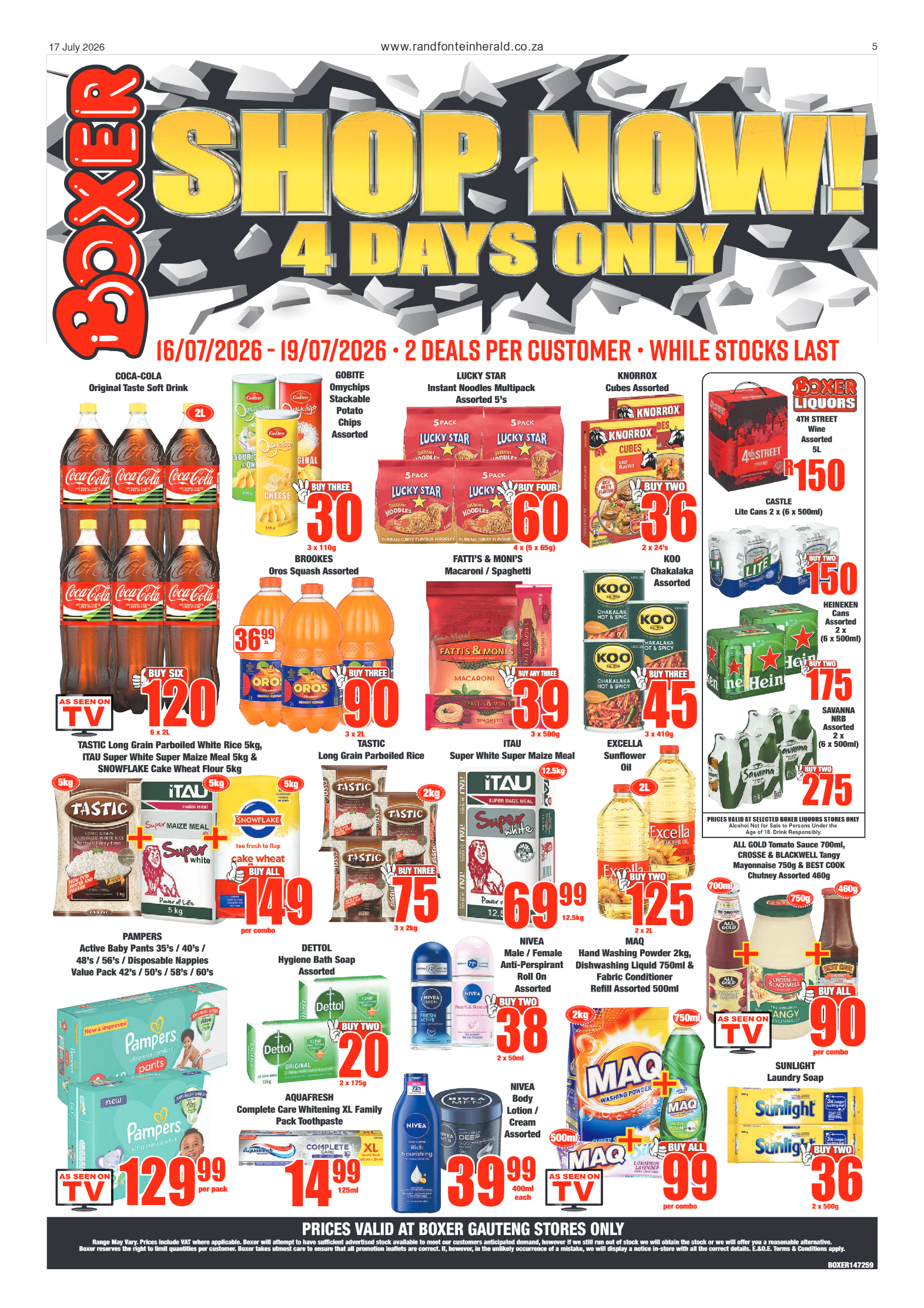 Randfontein Herald 17 July 2026 page 5