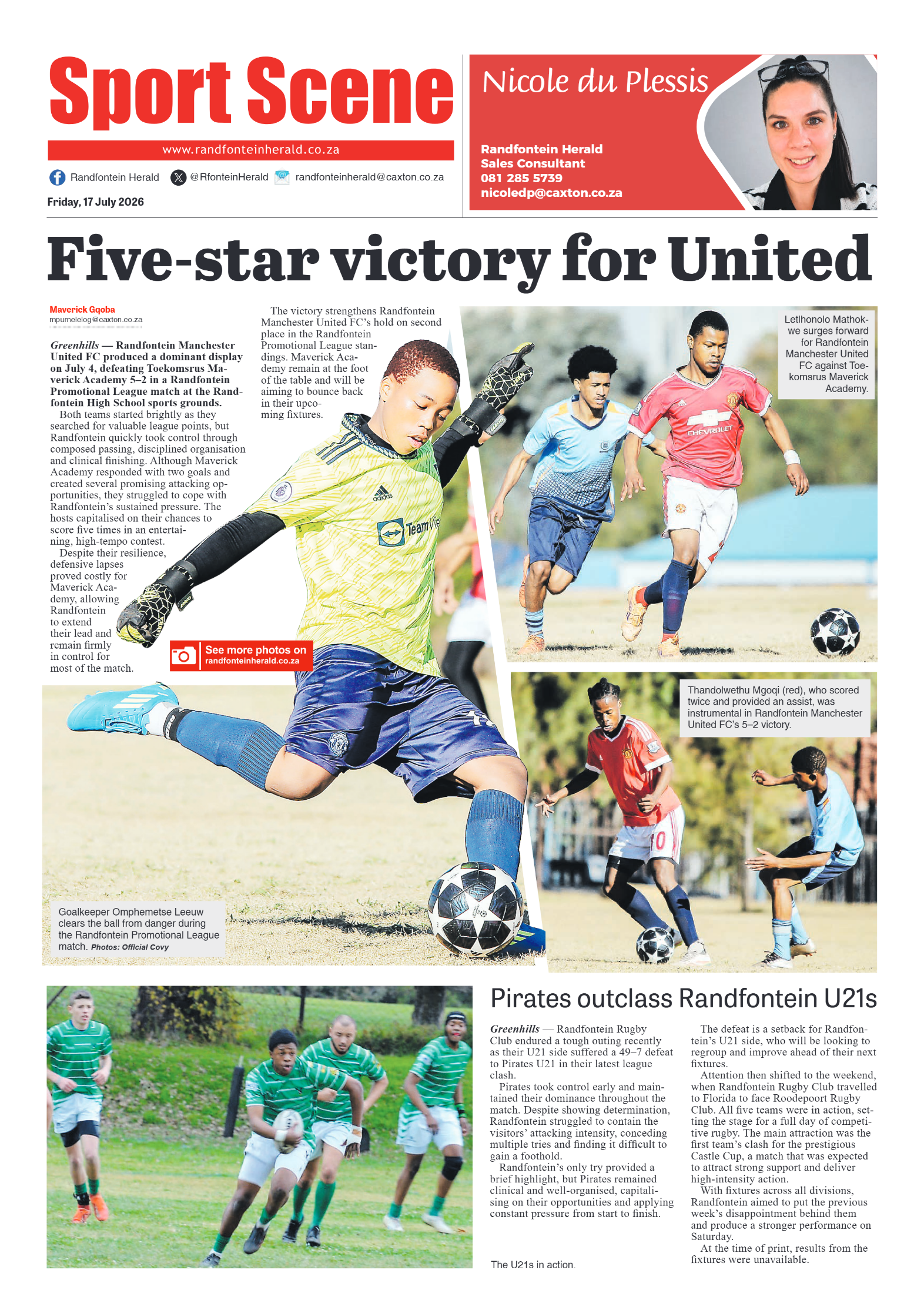 Randfontein Herald 17 July 2026 page 8